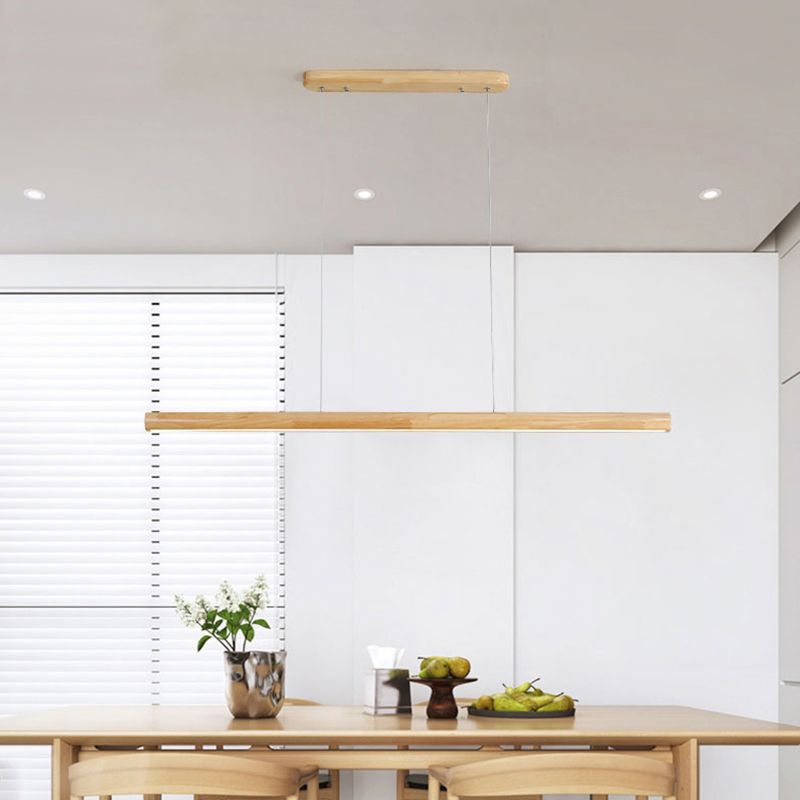 Xylo Designer Pendelleuchte in Stabform aus Holz