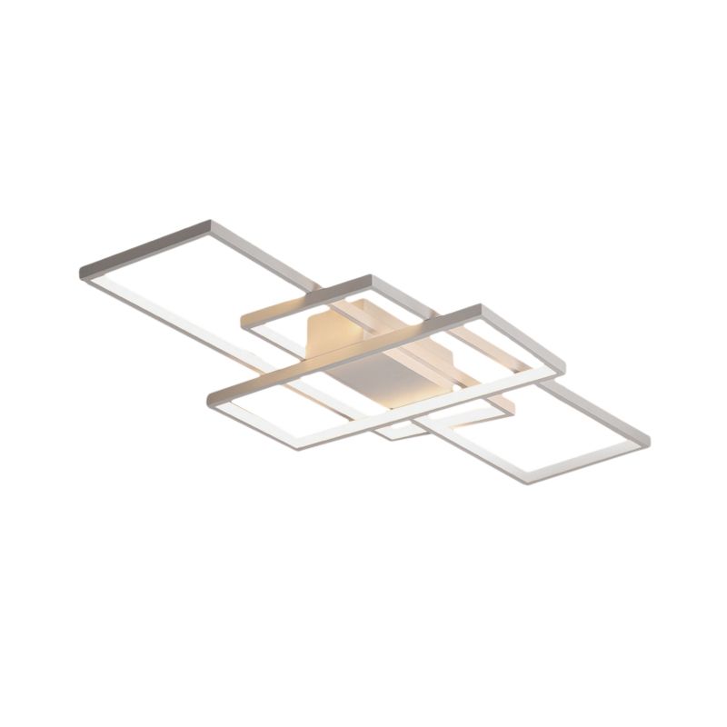 Arisha Deckenleuchte, Polygonal, Schwarz/Weiß, Wohnzimmer/Schlafzimmer