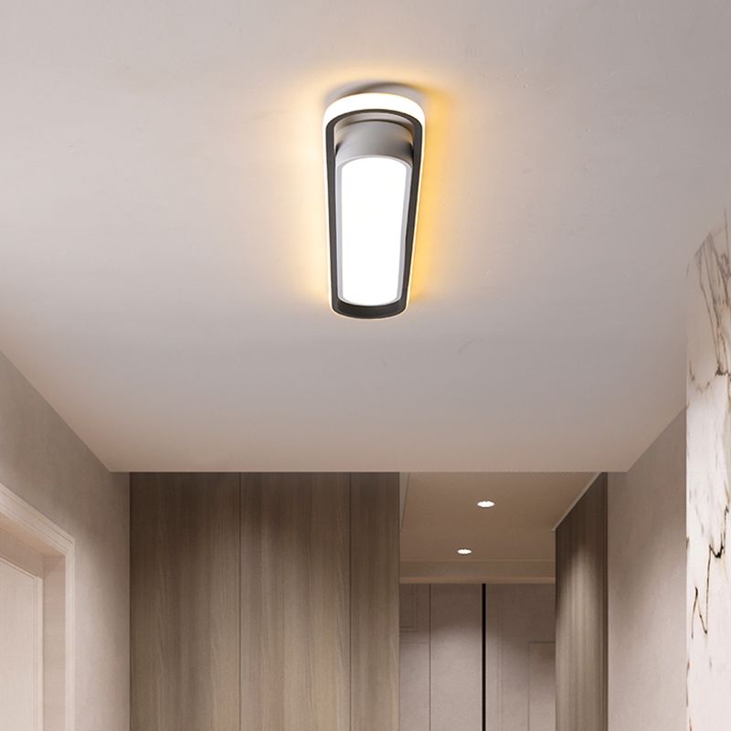 Arisha Modern LED Deckenleuchte Dimmbar Weiß Schlaf/Wohnzimmer Metall