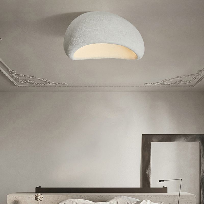 Avi Modern LED Deckenleuchte Weiß/Grau Schlafzimmer/Flur Harz-Letslighting