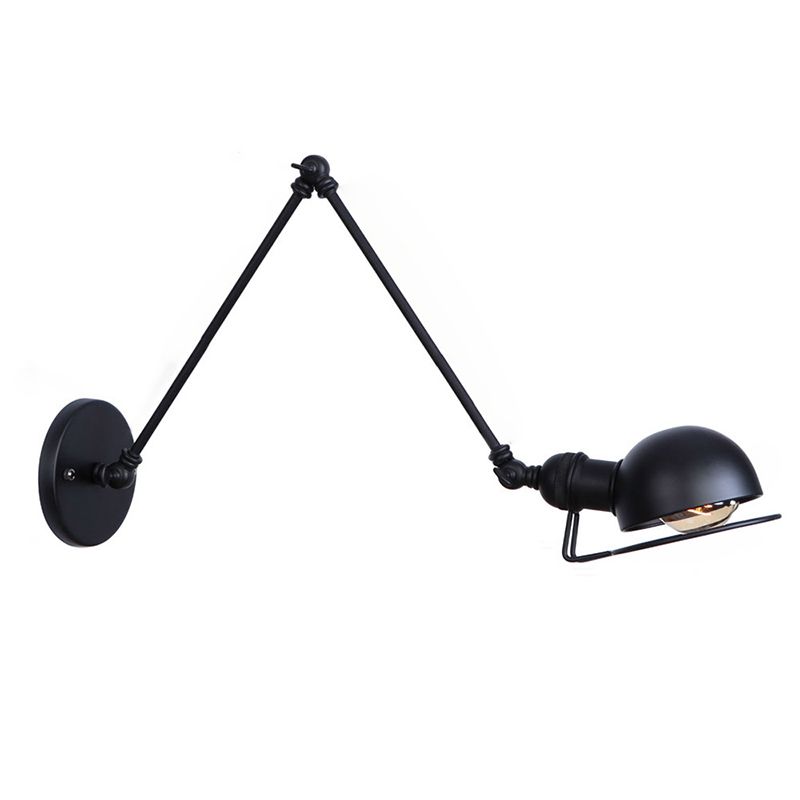 Silva Modern LED Wandleuchte Innen Schwarz/Gold-Schwarz Schlafzimmer Metall