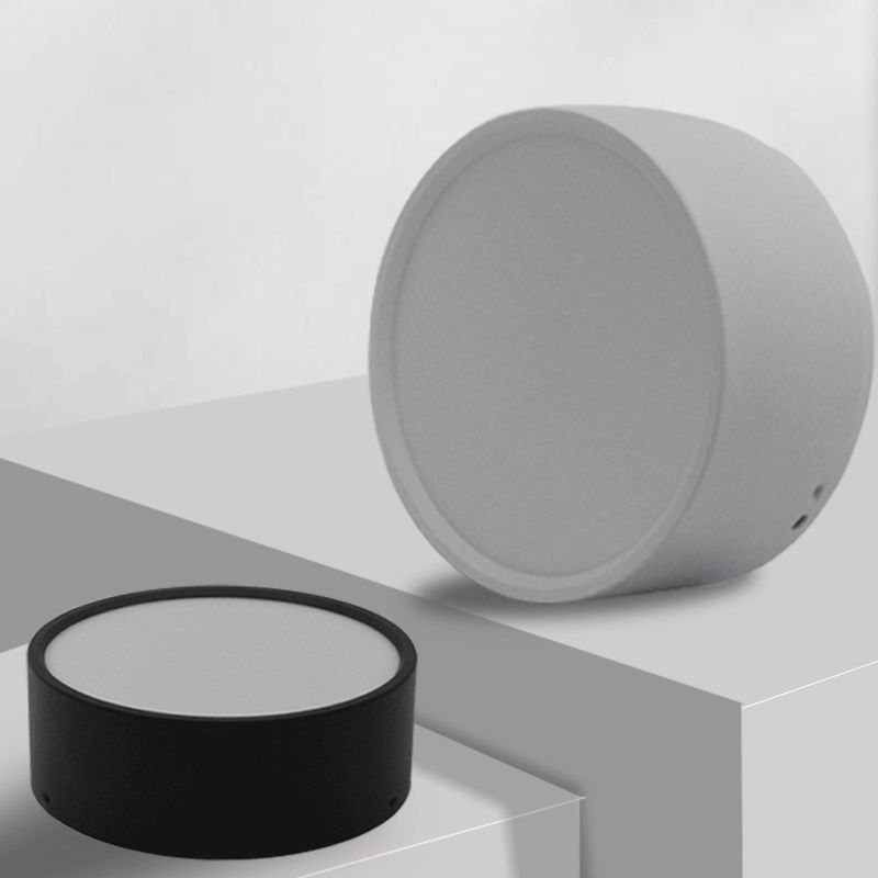 Arisha Modern LED Deckenleuchte Zylindrisch Weiß/Schwarz/Grau Schlafzimmer Metall/Acryl