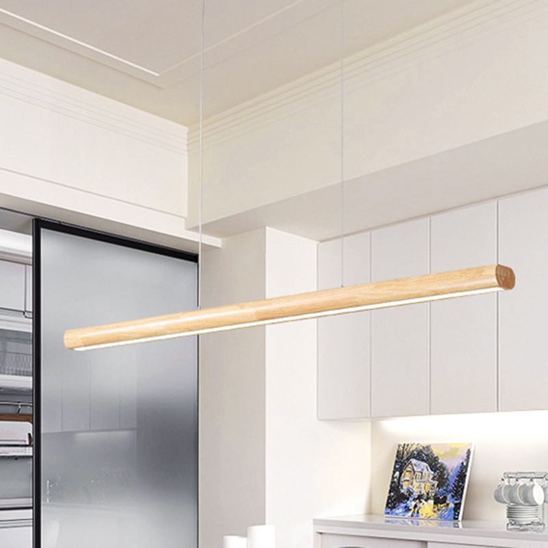 Xylo Designer Pendelleuchte in Stabform aus Holz