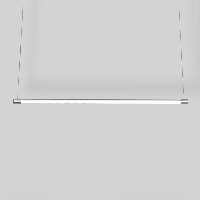 Arisha Linear Modern Pendelleuchte Schwarz&Silber Schlaf/Wohn/Esszimmer Metall 120/150CM Lang