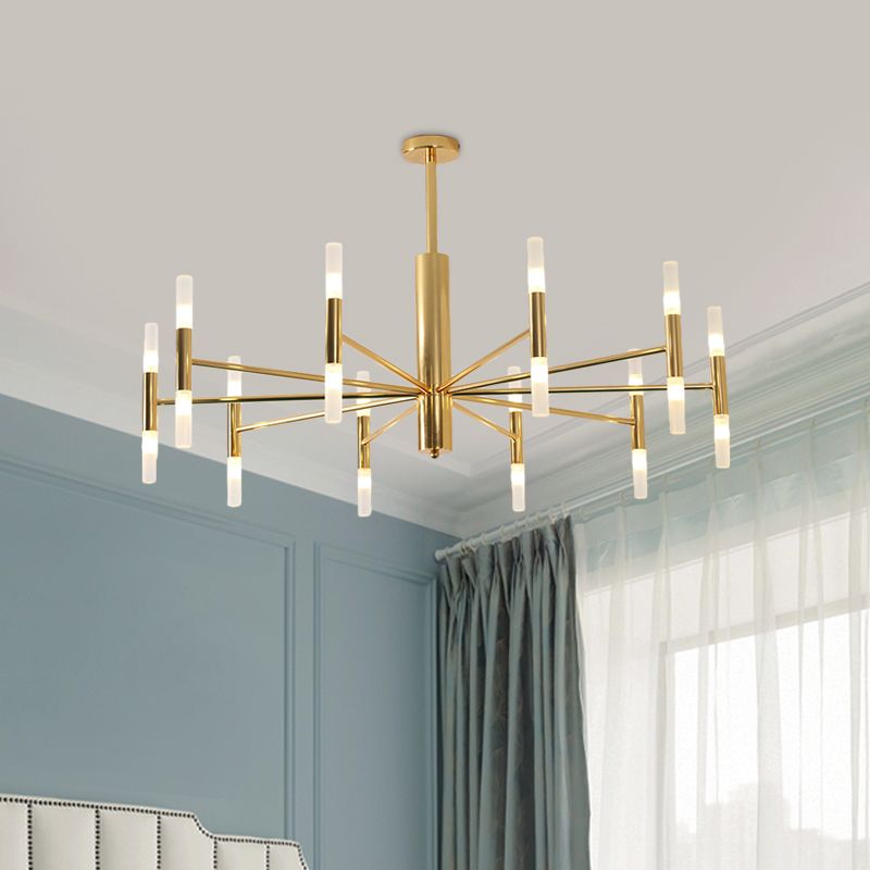 Kristy Kronleuchter Sputnik Modern LED Gold Wohn/Schlafzimmer Metall-Letslighting