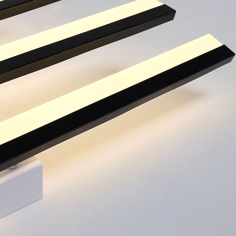 Arisha Zeitgenössisch Linear LED Deckenleuchte Schwarz/Weiß Wohn/Esszimmer-Letslighting