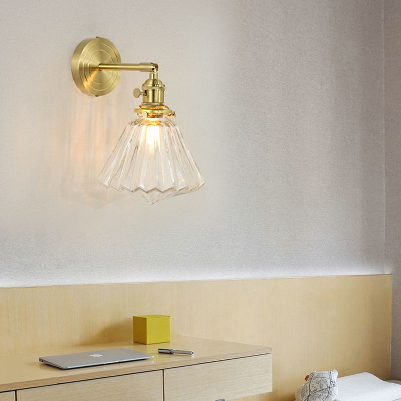 Valentina Luxus Globe/Blumen LED Wandleuchte Gold Bade/Schlafzimmer Metall Glas