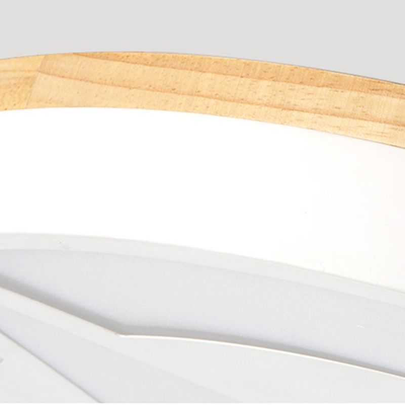 Arisha Modern Stern LED Deckenleuchte Weiß/Grün/Grau Wohn/Schlafzimmer Metall&Holz ∅46CM