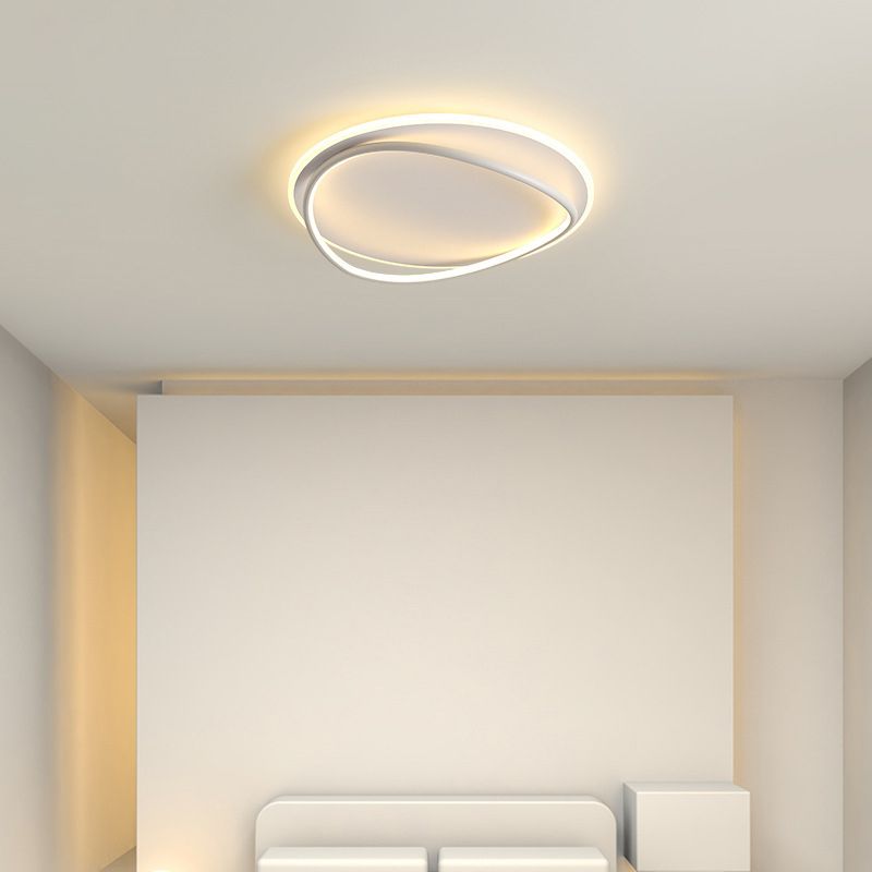 Arisha Design LED Deckenleuchte Dimmbar Ring Schwarz Ess/Wohn/Schlafzimmer