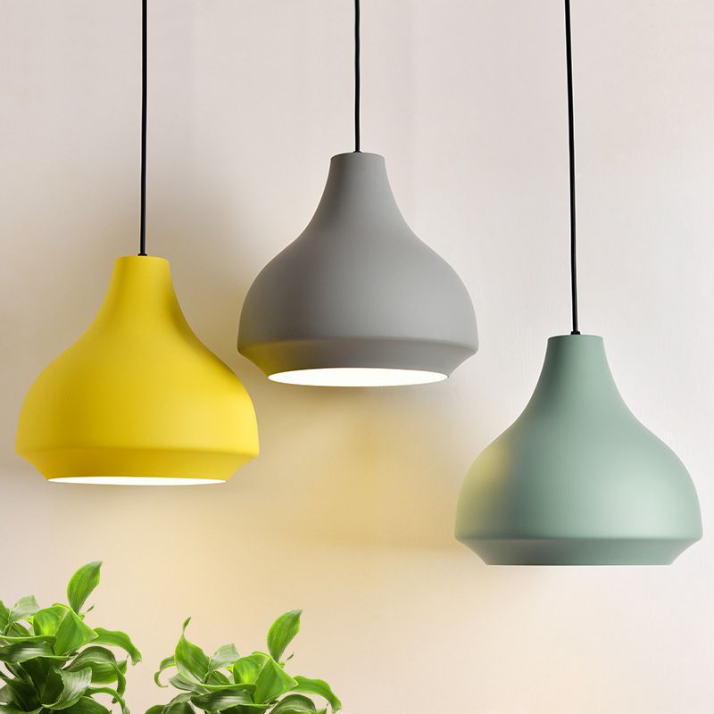 Valentina Moderne LED Pendelleuchte Schwarz/Gelb Wohn/Esszimmer Esstisch Metall