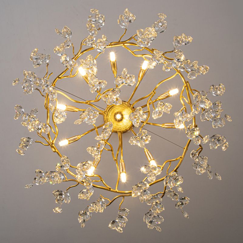 Kristy Kronleuchter Antiquität LED Gold Wohn/Schlafzimmer