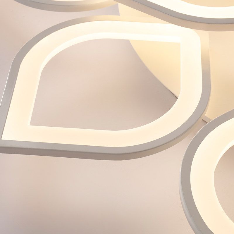 Arisha Deckenleuchte Blatt, 4/6/8/15-flammig Acryl