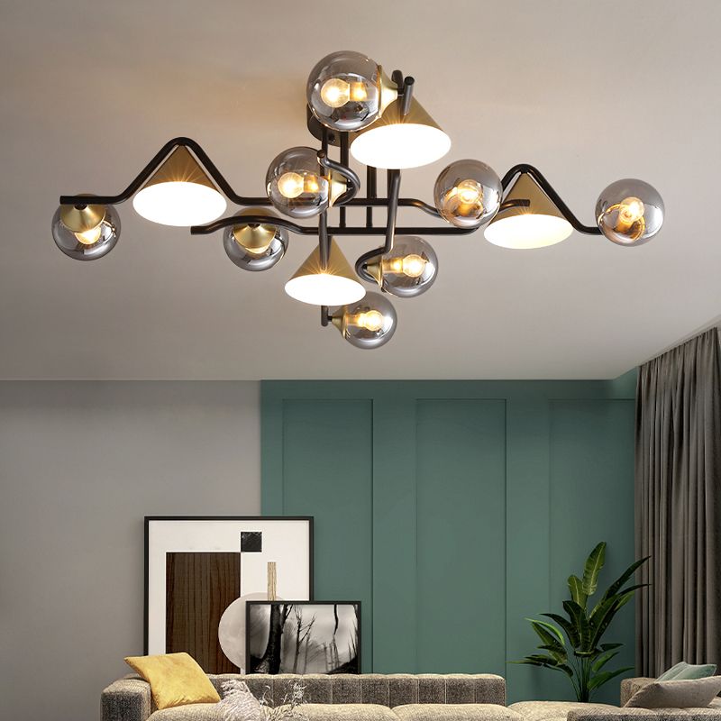 Arisha Design LED Deckenleuchte Schlafzimmer/Wohnzimmer