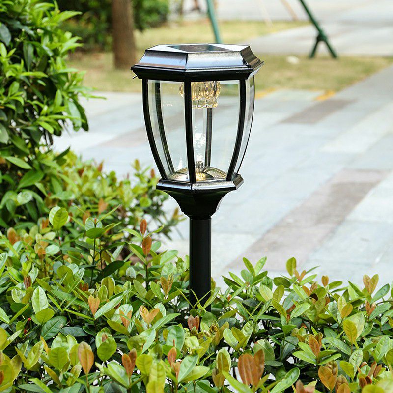 Ray Modern LED Außenleuchte Solarenergie Schwarz/Bronze Garten Metall&Glas