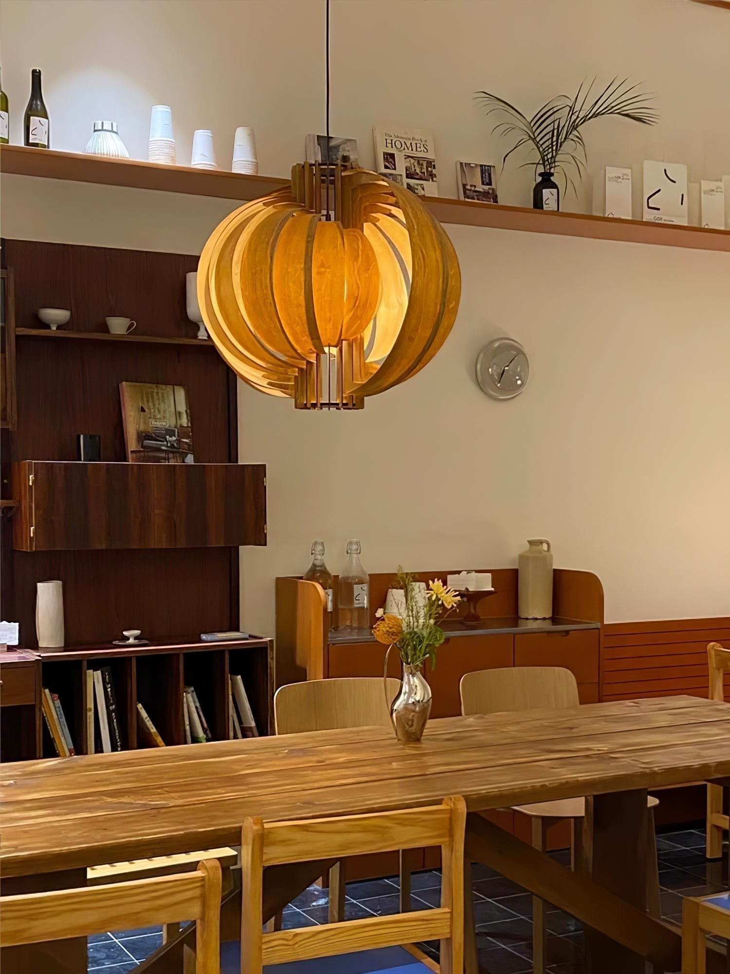Ivraeus Premium Eleganz Ring Holz Pendelleuchte-Letslighting