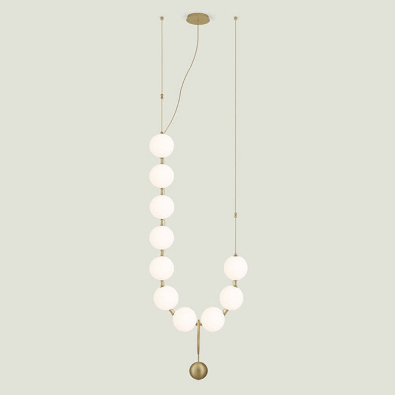 Valentina Designer Pendelleuchte Wohnzimmer/Schlafzimmer Gold Metall