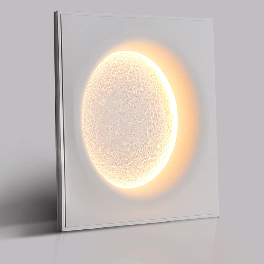 Aria Mond Wandmalerei Lampe Fernbedienung Dimmbar, 2 Stil