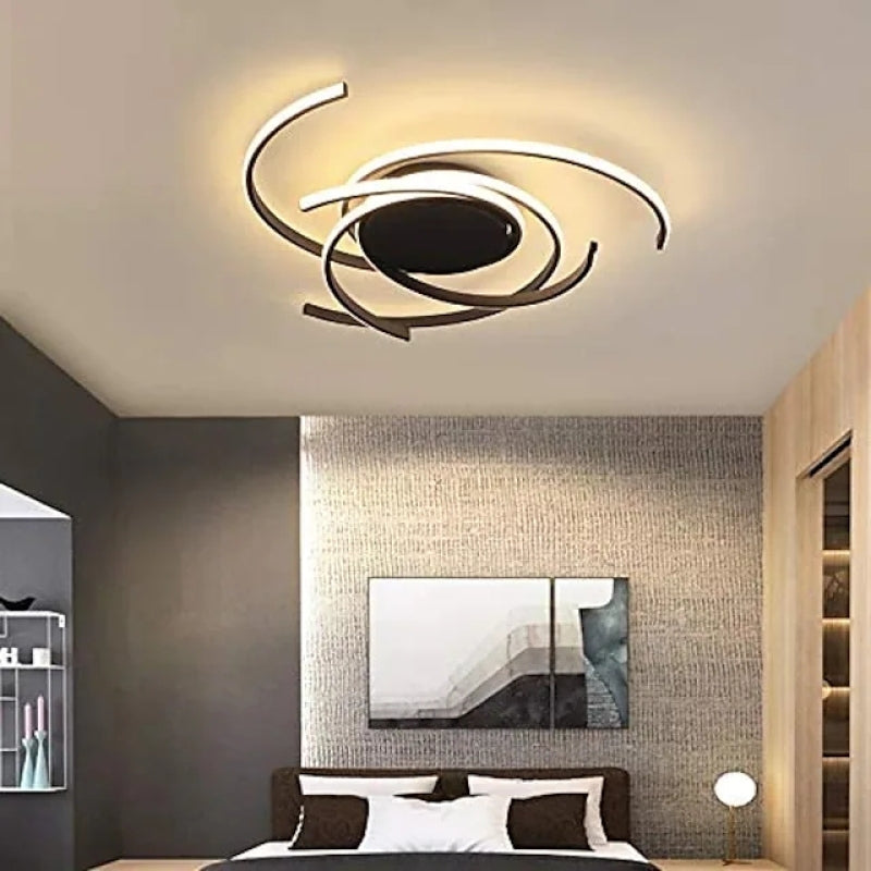Arisha Moderne LED Deckenleuchte Metall Silikon Wohnzimmer Schlafzimmer