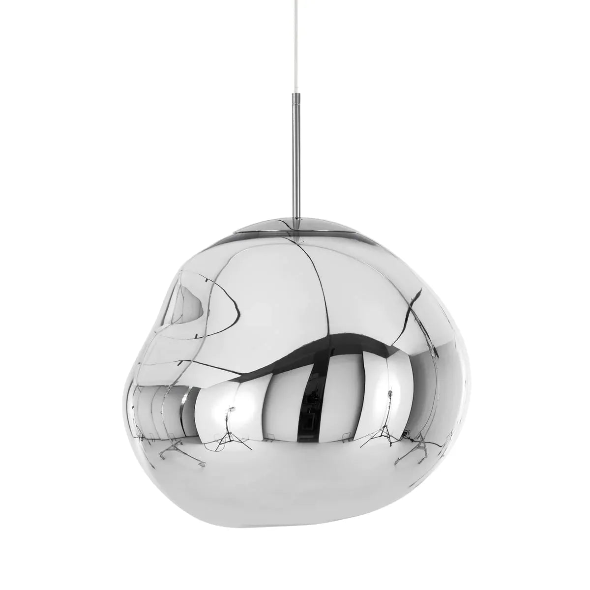 Valentina Melt Glas Pendelleuchte in Lavaoptik