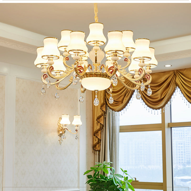 Silva Retro Pendelleuchte Metall Glas Wohnzimmer Schlafzimmer