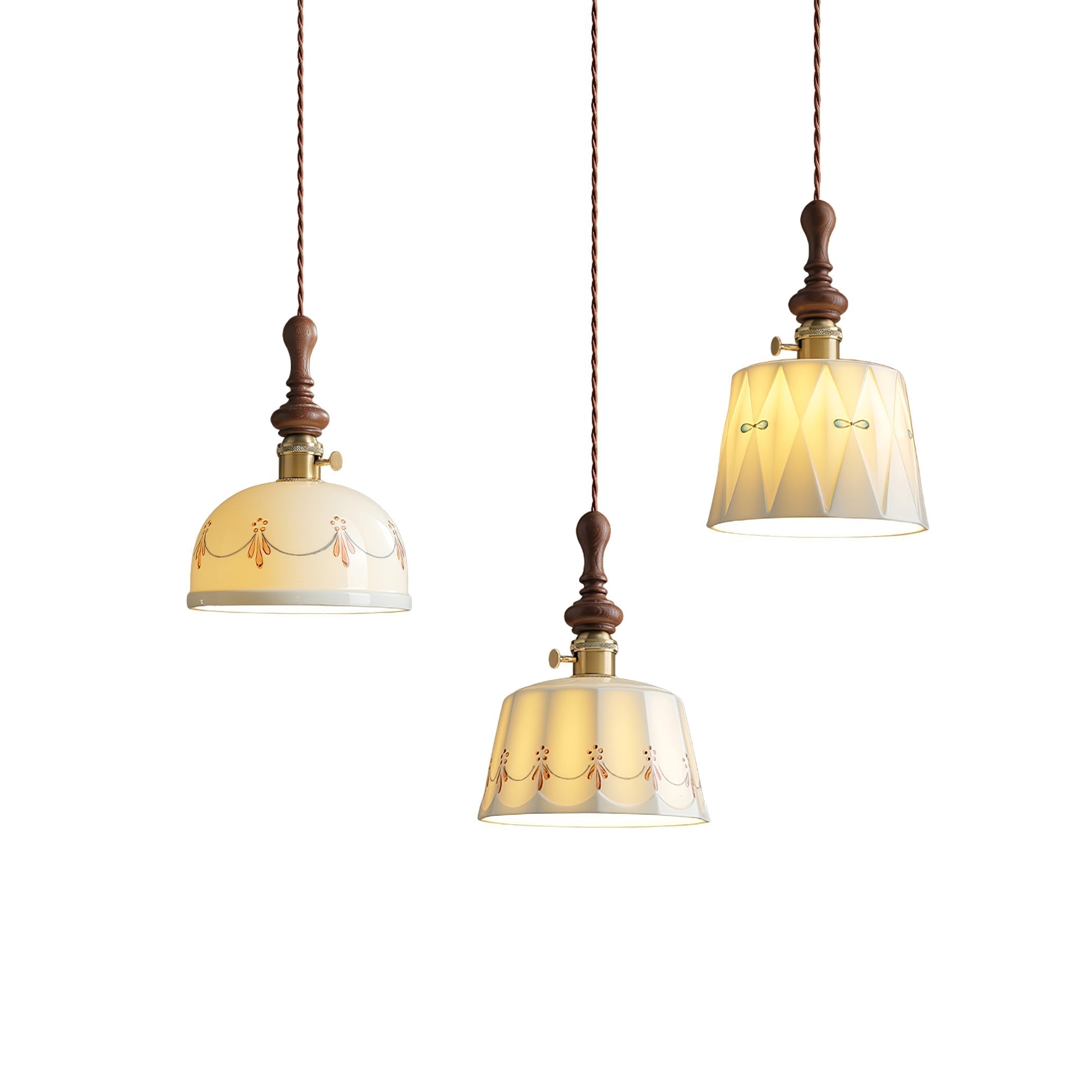 Ceraeyre Vintage Keramik Pendelleuchte-Letslighting