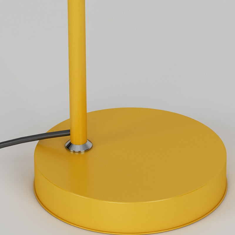 Aria Stehlampe Modern Schale LED Schwarz/Rotwein/Gelb Wohnzimmer