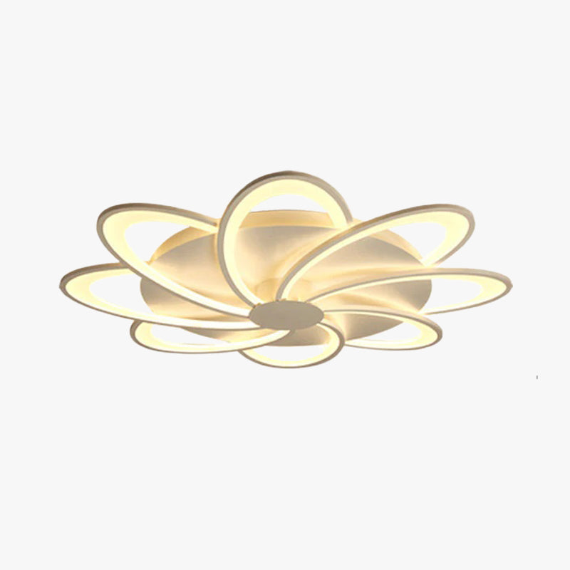 Arisha Modern Blume Metall Acryl Deckenleuchte Wohnzimmer Schlafzimmer