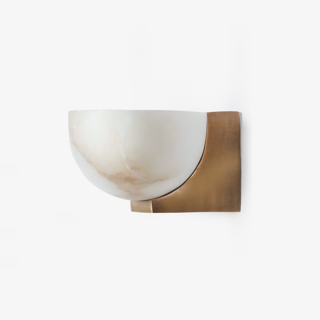 Corvina Bowl Alabaster Wall Light - Neutralighting