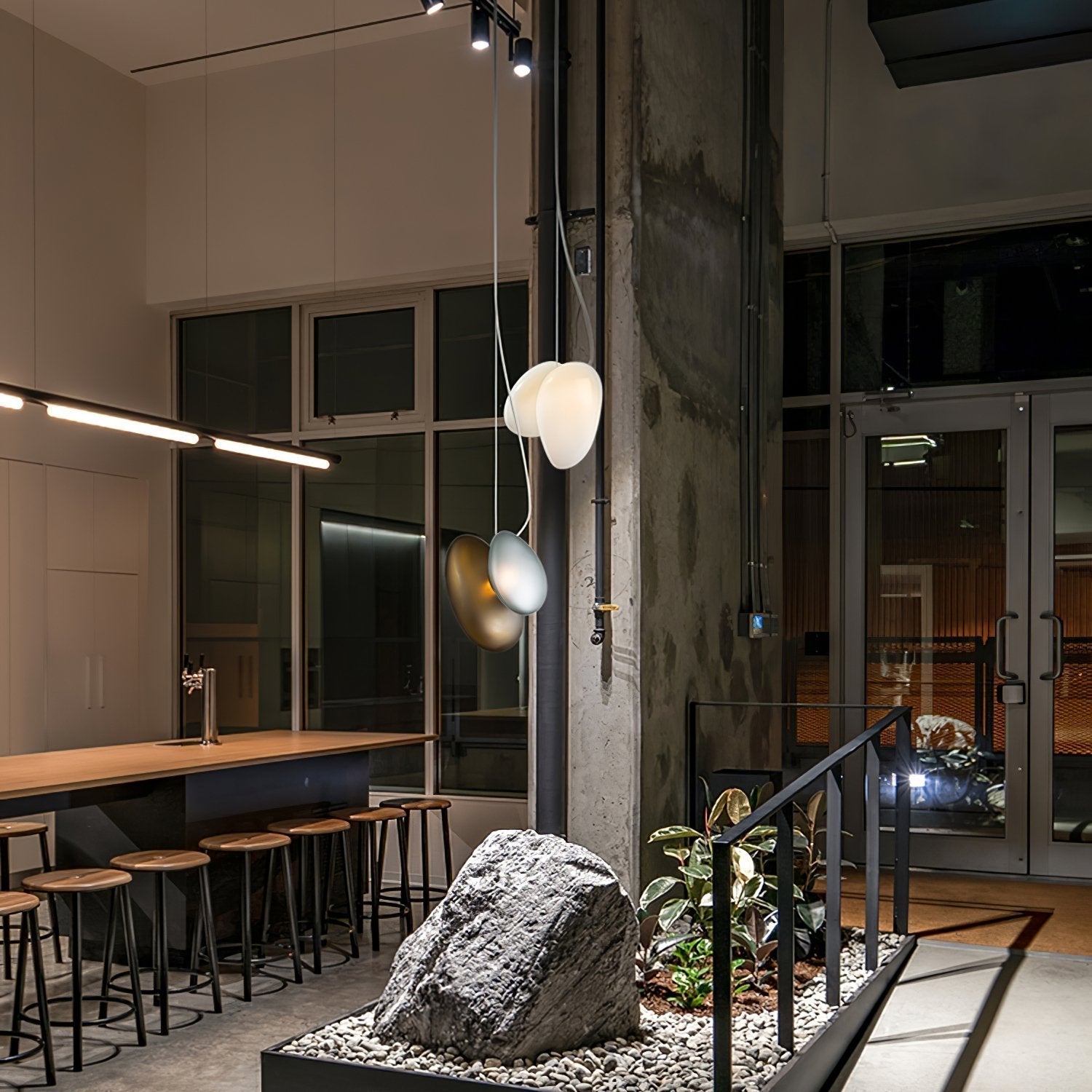 Eclipse Mattglas Pendelleuchte-Letslighting