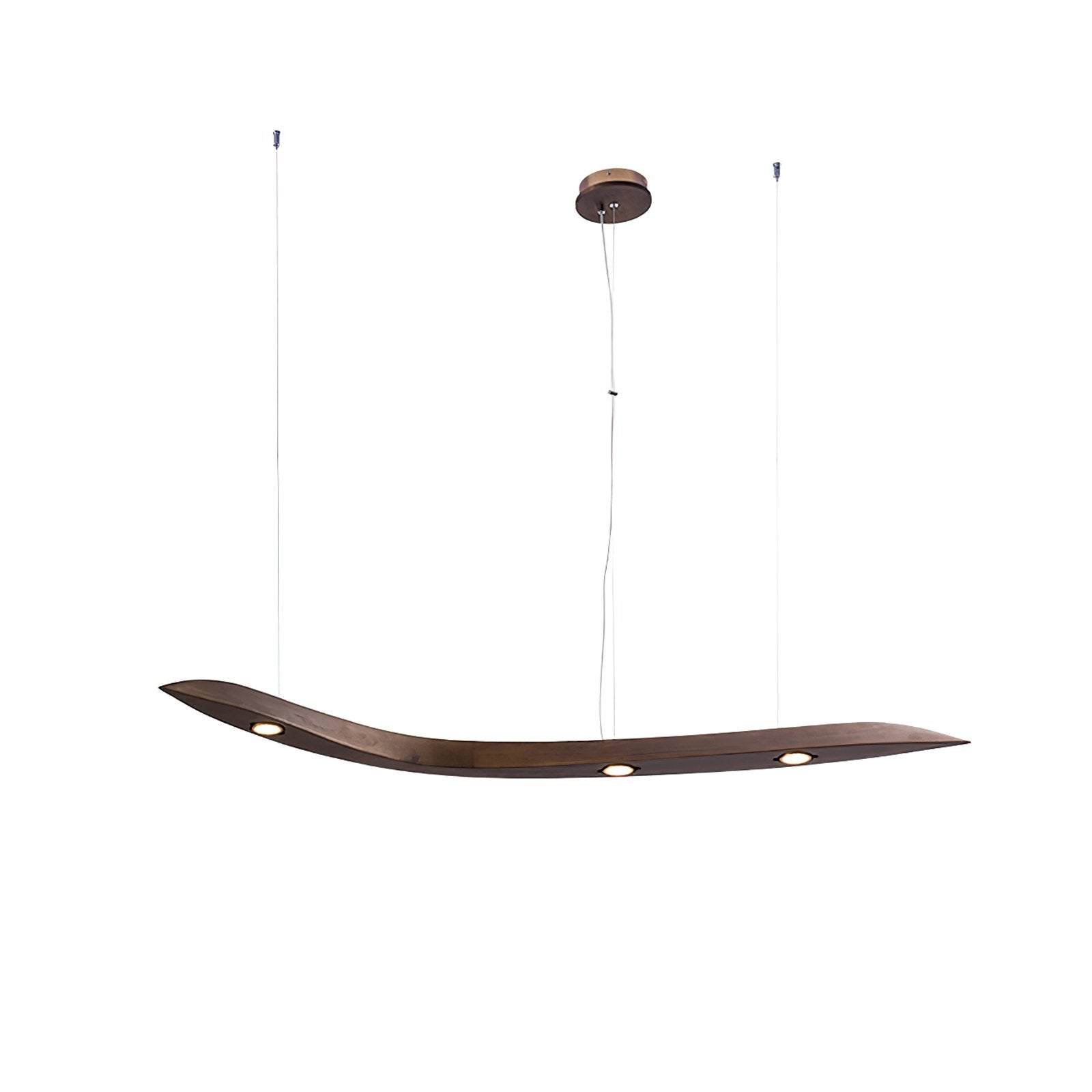 Flow Minimalistische Holz Pendelleuchte-Letslighting