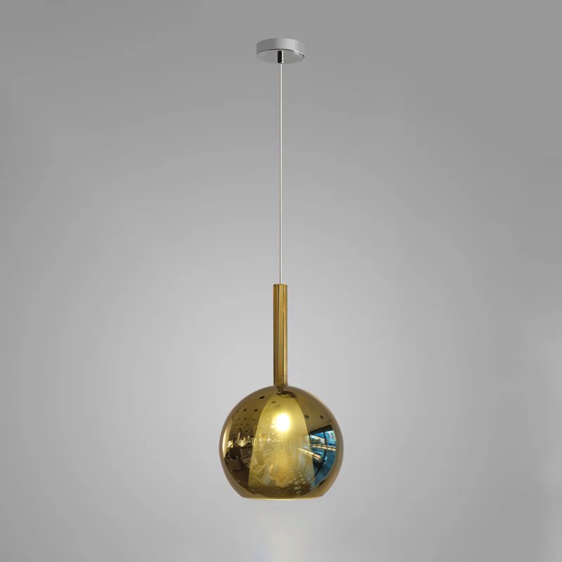 Lustra Pendelleuchte Rauchglas Rund-Letslighting
