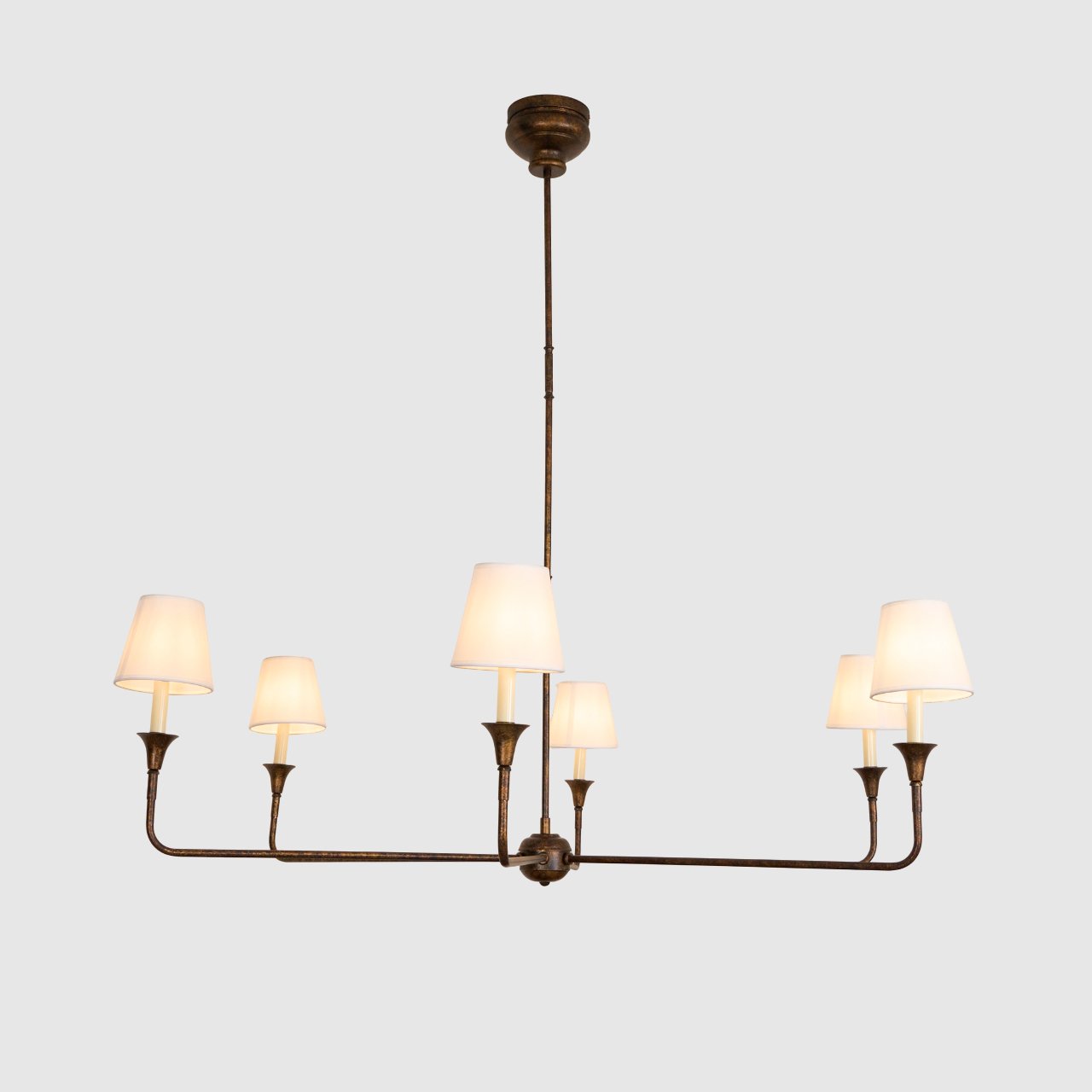 Lustra Pendelleuchte Schwarz Kerzenform Zulaufend-Letslighting