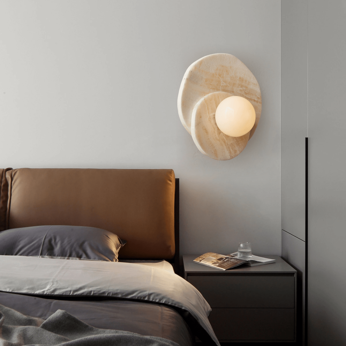 Alorarae Organic Alabaster Wall Light - Neutralighting