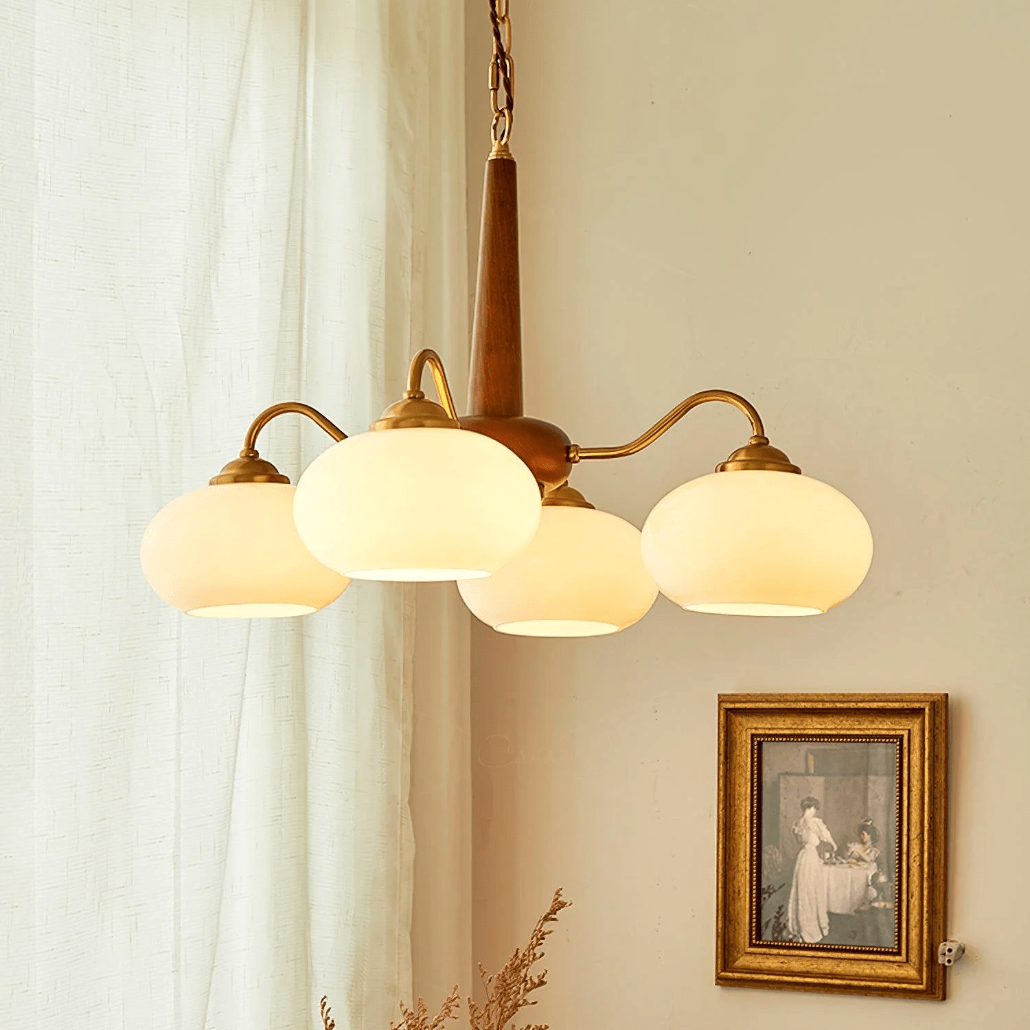 Persimmon Chandelier - Blowlighting