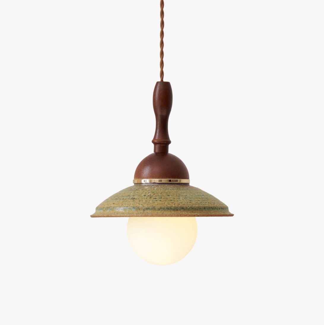 Ulsilia Nordisch Kunst Holz Keramik Pendelleuchte Lampe-Letslighting