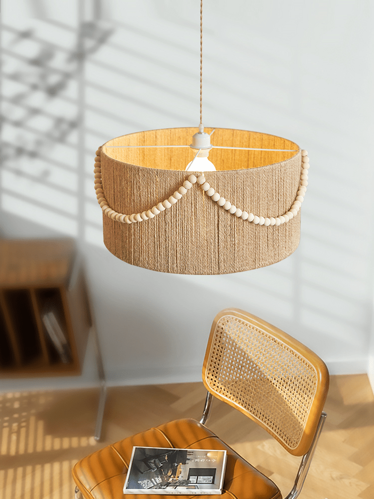 Ershaa Elegance Pendelleuchte im Boho-Stil mit Naturperlen-Letslighting