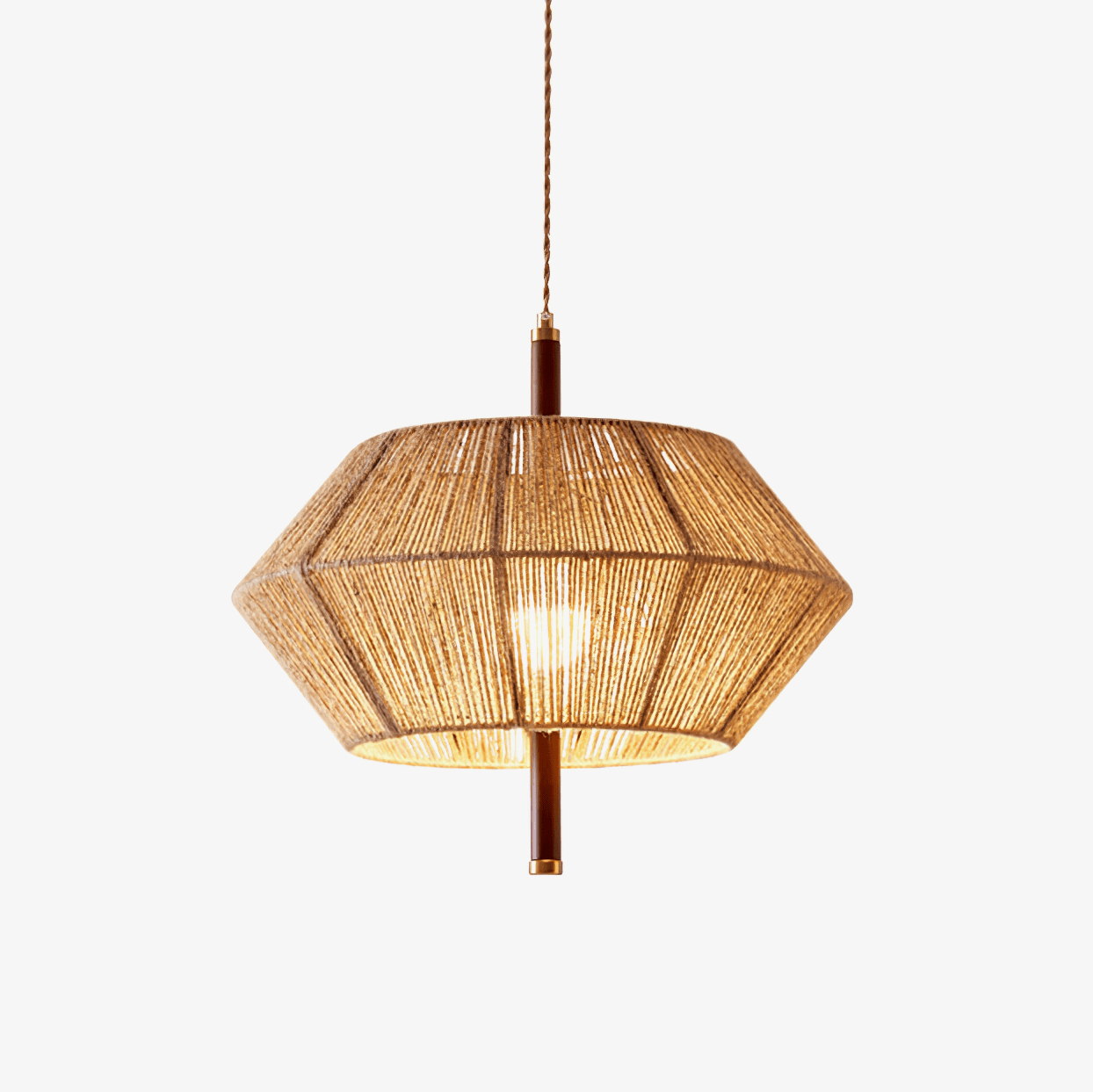 Rattan Vintage Seil Pendelleuchte Leuchte-Letslighting