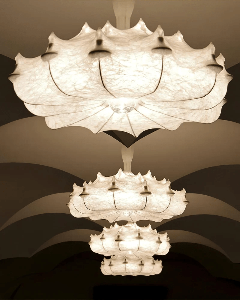 Lumina Zeitgemäß Seide Pendelleuchte Lampe-Letslighting