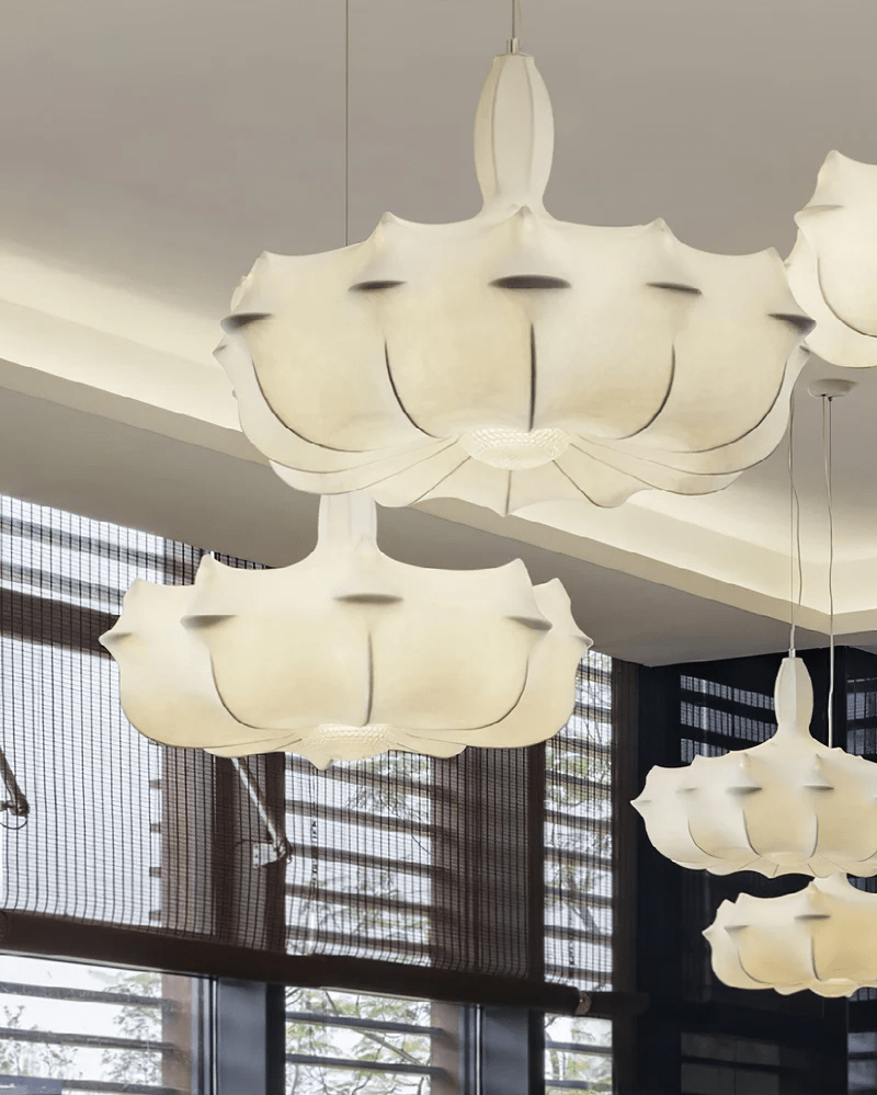 Lumina Zeitgemäß Seide Pendelleuchte Lampe-Letslighting