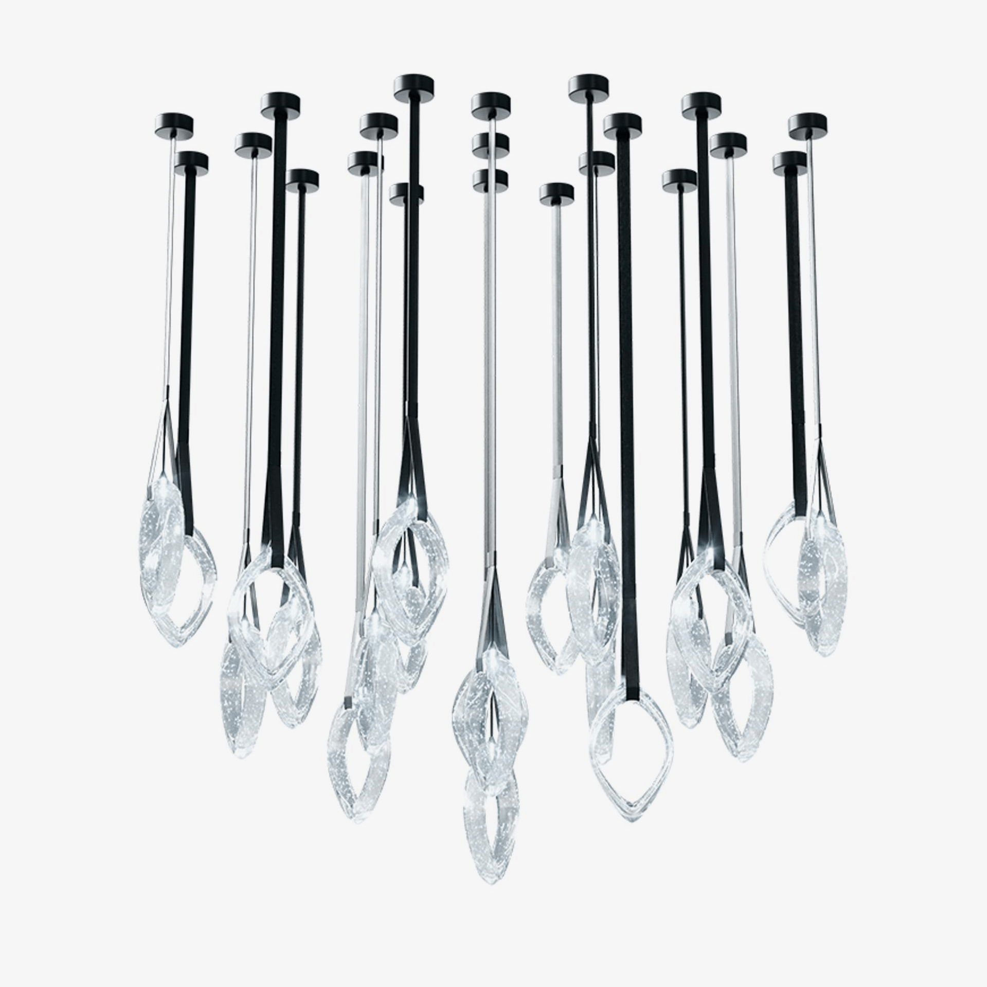 Ivvyne Moderner Glas-Kronleuchter-Letslighting