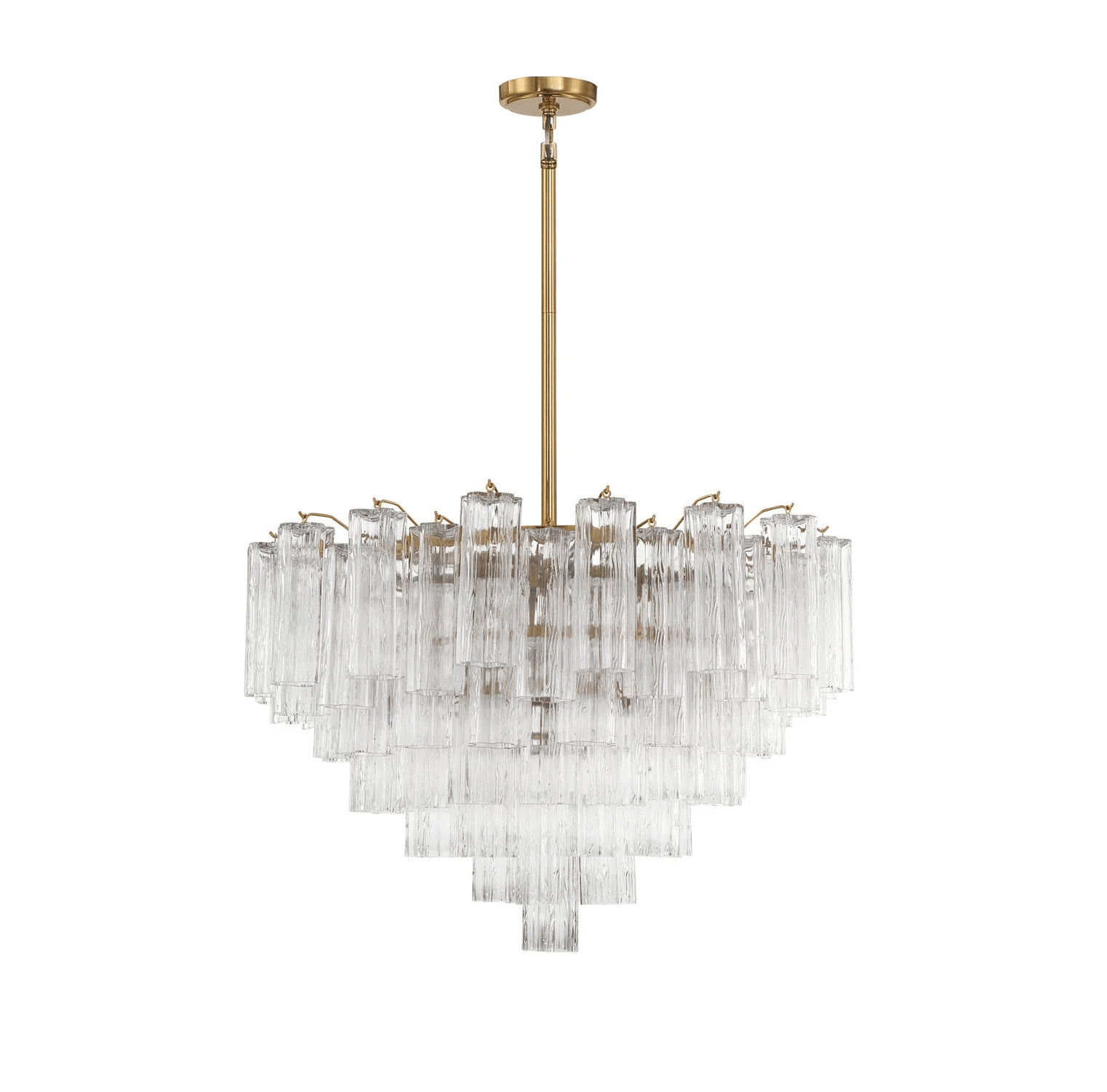 Aurora Chandelier Virella Murano Glass Tube Luxury - Blowlighting