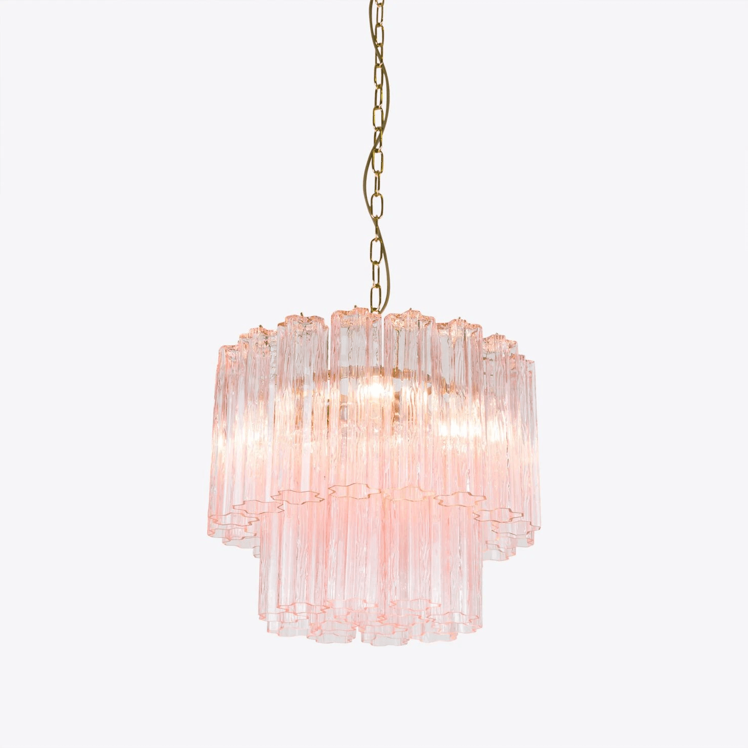 Aurora Chandelier Small Treviso Murano Glass Tube - Blowlighting