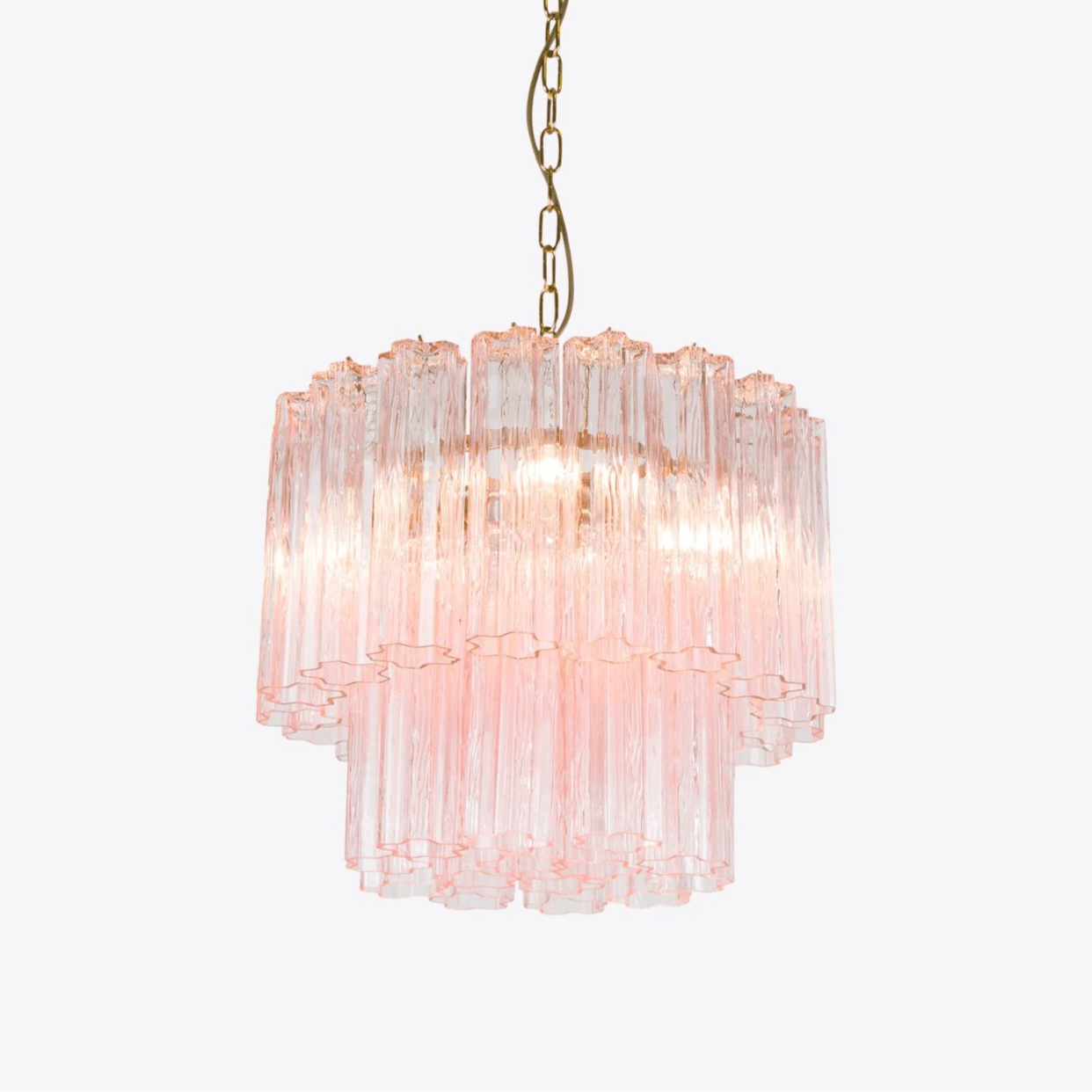 Aurora Chandelier Small Treviso Murano Glass Tube - Blowlighting