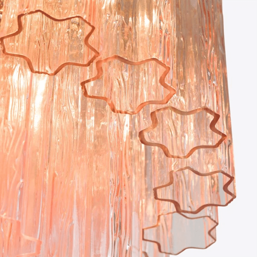 Aurora Chandelier Small Treviso Murano Glass Tube - Blowlighting
