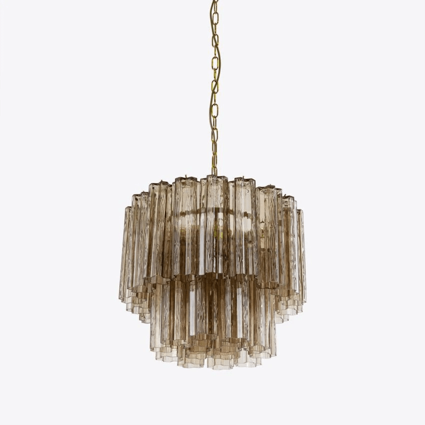 Aurora Chandelier Small Treviso Murano Glass Tube - Blowlighting