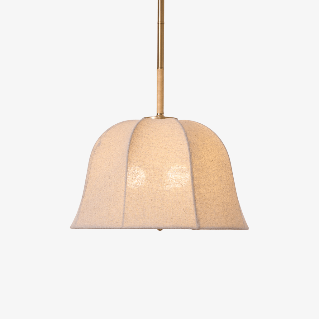 Fiora Vintage Stoff Pendelleuchte Lampe-Letslighting
