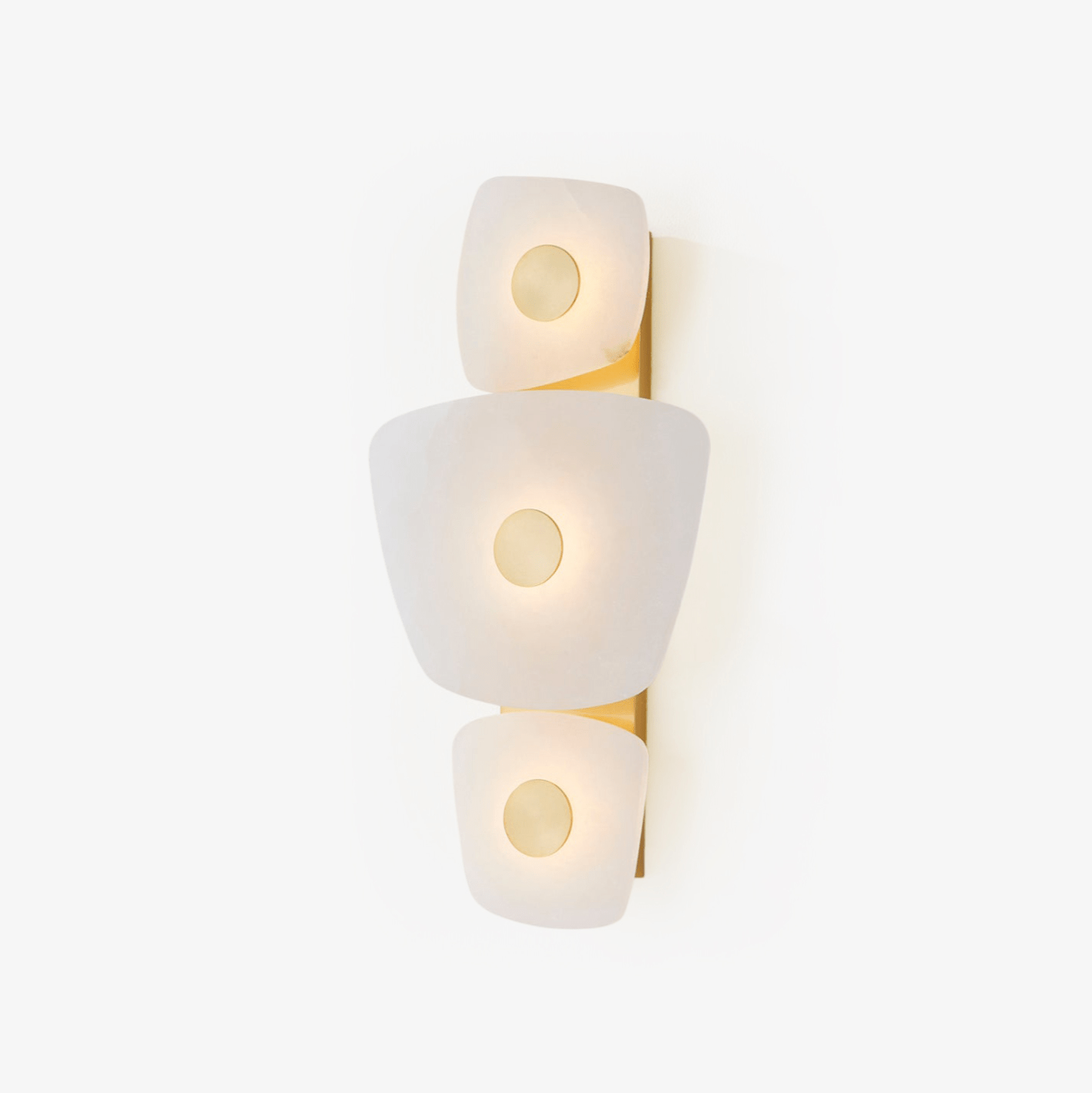 Vavenarae Asymmetric Alabaster Wall Light - Neutralighting
