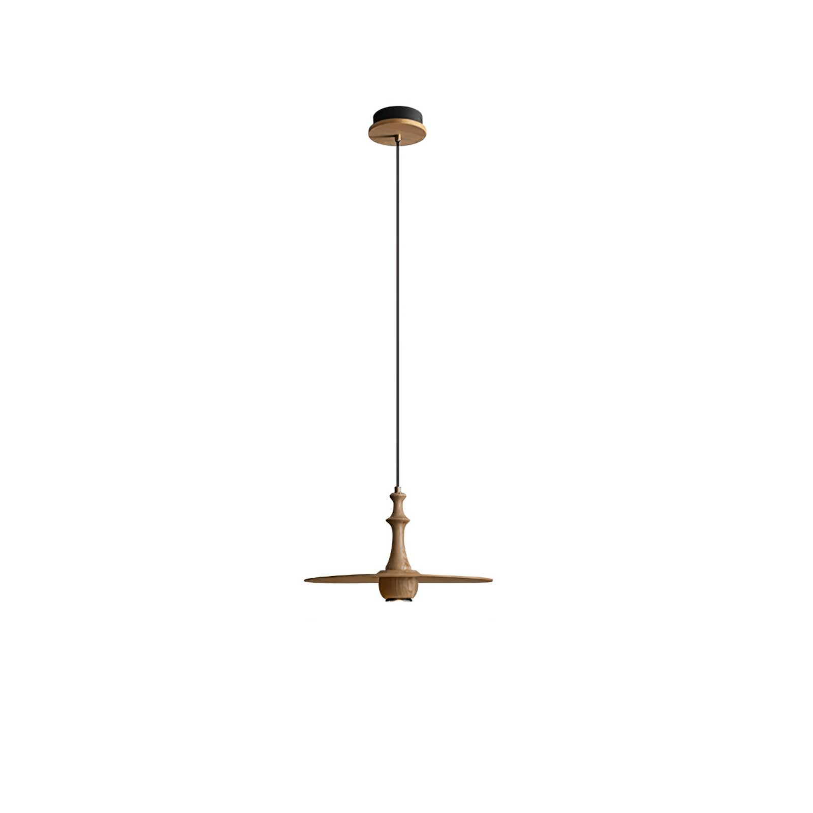 Spindle Pendelleuchte Spin aus Holz-Letslighting