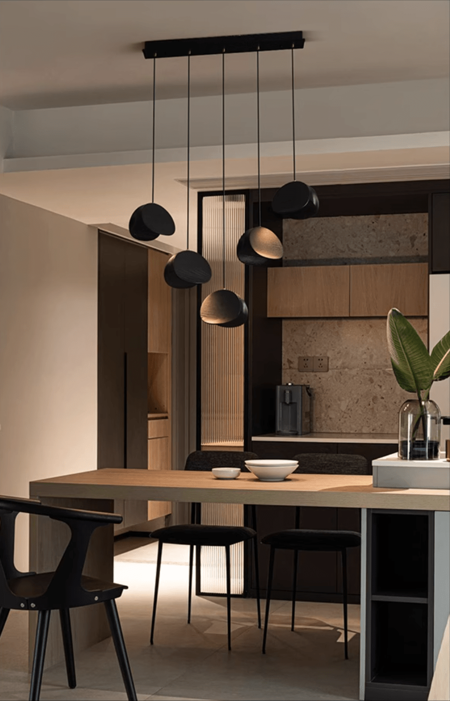 Tavro Minimalistische Pendelleuchte aus Holz-Letslighting