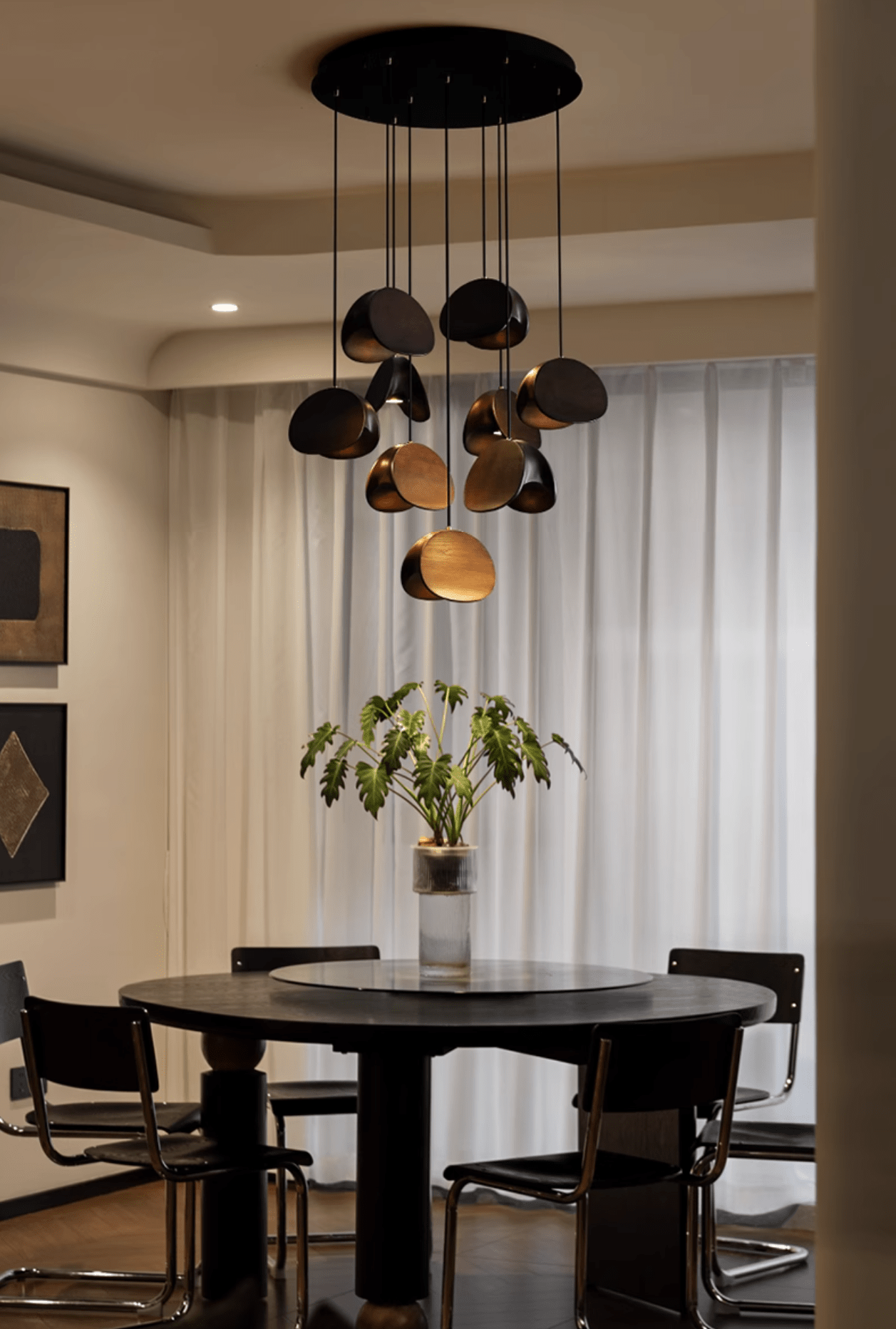 Tavro Minimalistische Pendelleuchte aus Holz-Letslighting
